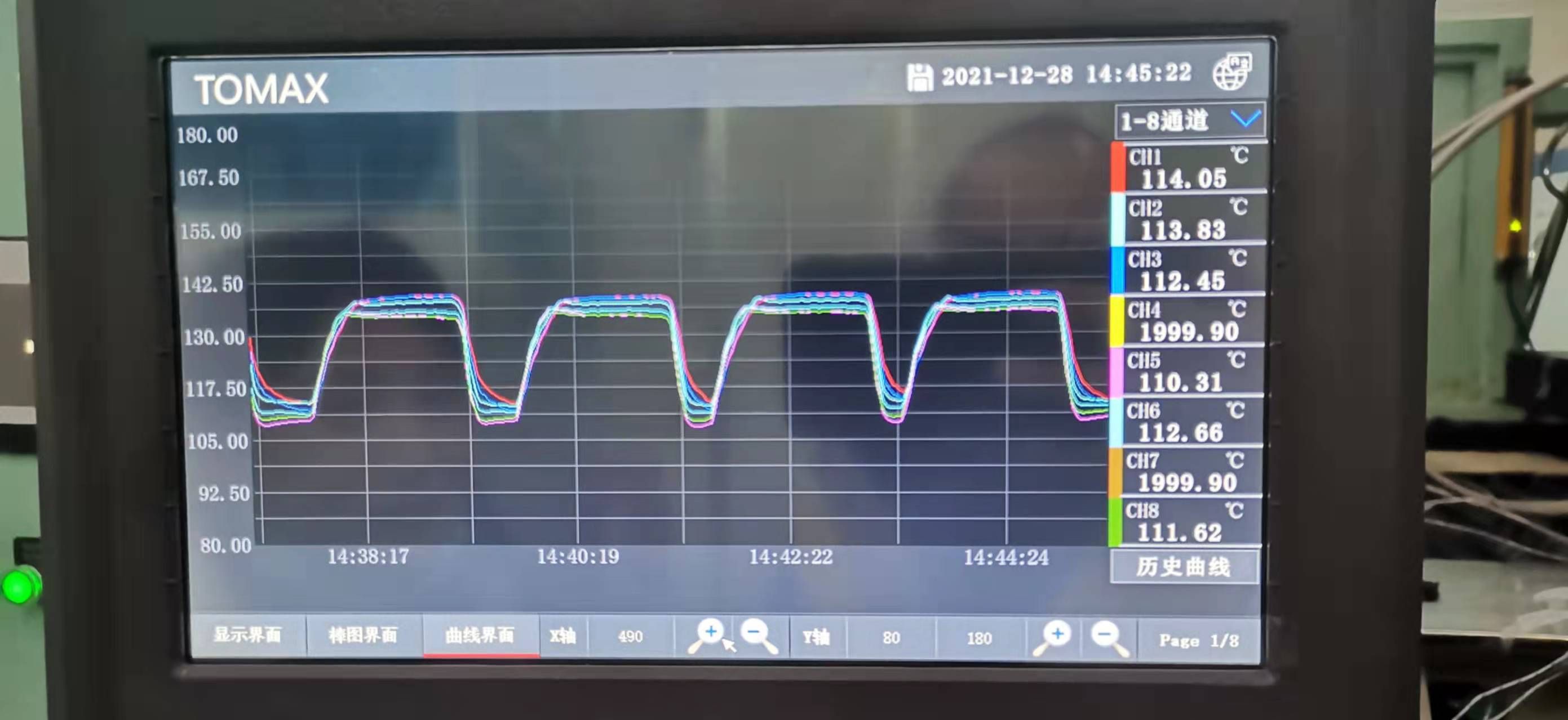 MCRM-08B应用于硅胶成型，实现140℃恒温并急冷急热温控。